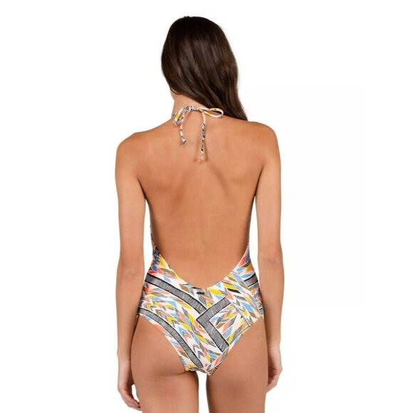 Volcom Women's Tidal Motion 1 Piece Swimsuit Size‎ XS - Picture 2 of 7